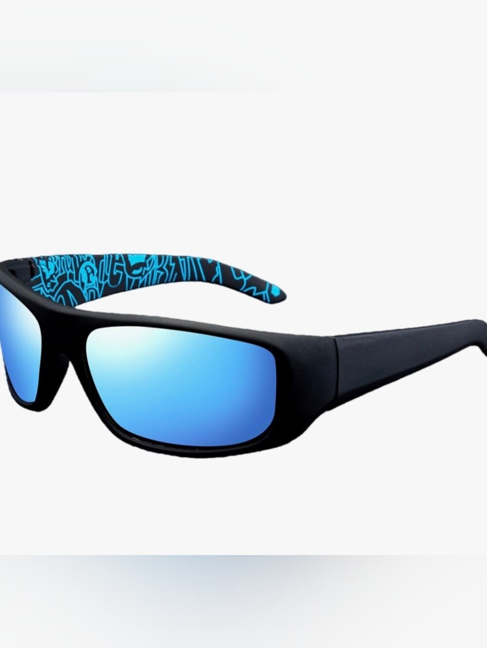Sunglasses Men's Camouflage Polarized Sports Uv400 Protective Glasses Wraparound